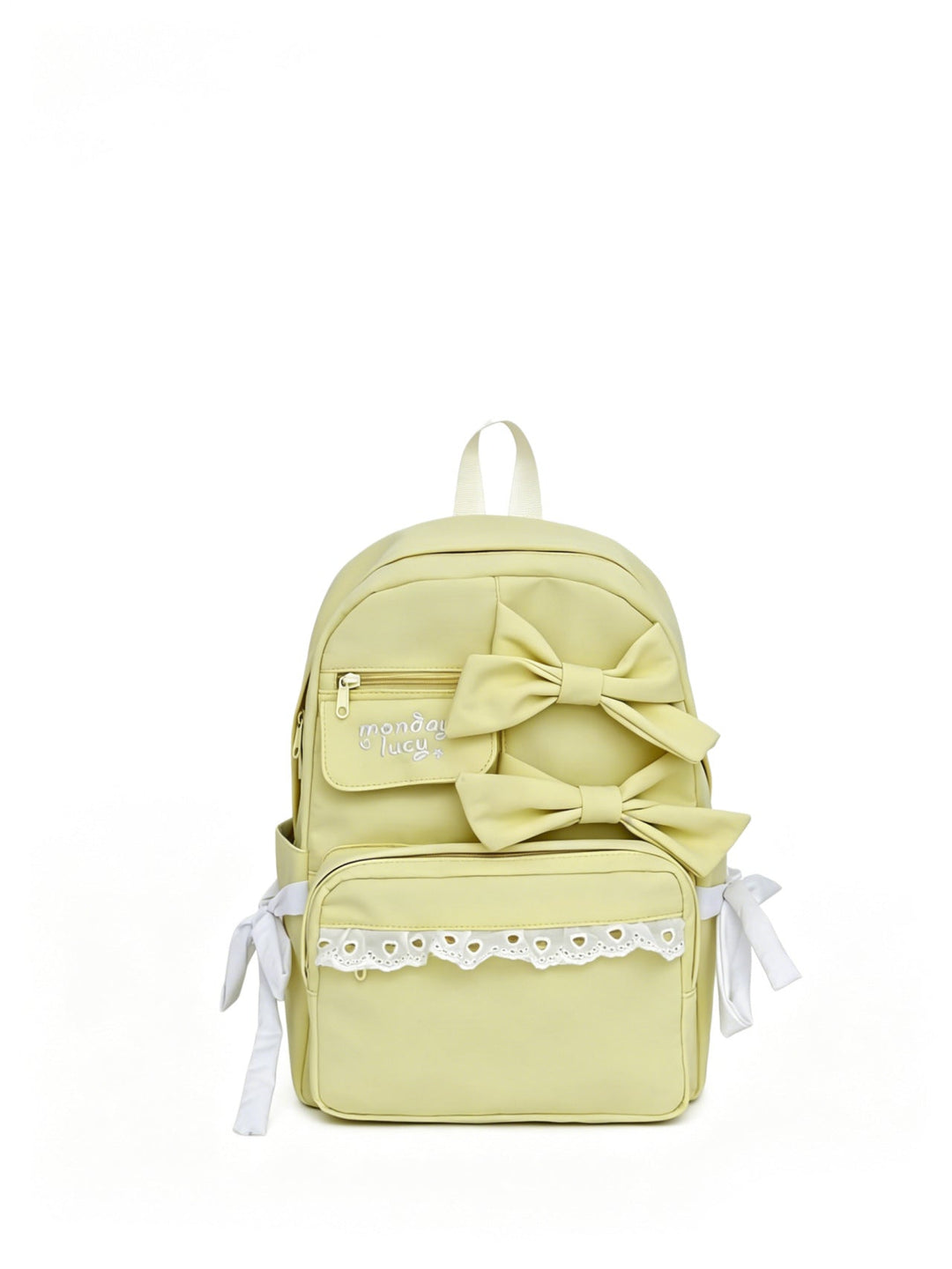 Cute Bow-Accent School Backpack Kalsten