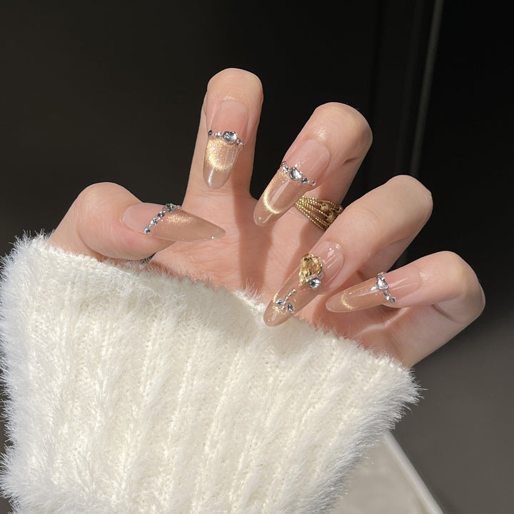 Decorative Rhinestone Press-On Nails Kalsten