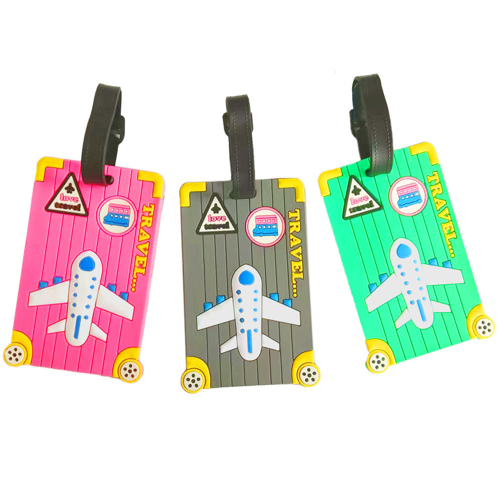 Unisex luggage tag in creative airplane design Kalsten