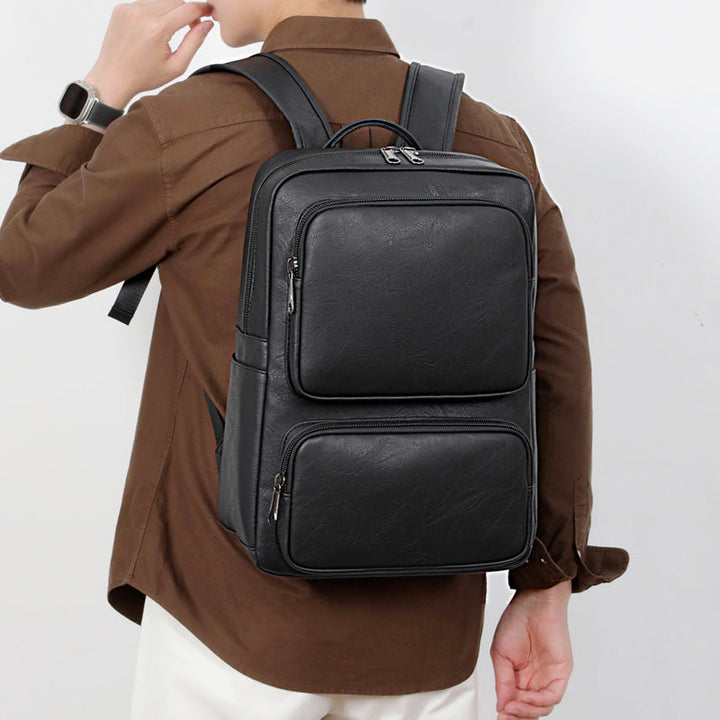 Business Rucksack with High-Quality Artificial Leather and Ergonomic Shoulder Straps Kalsten