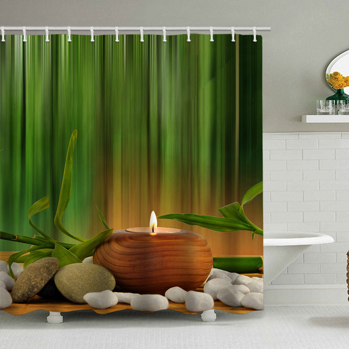 Tranquil Zen Nature Shower Curtain Kalsten