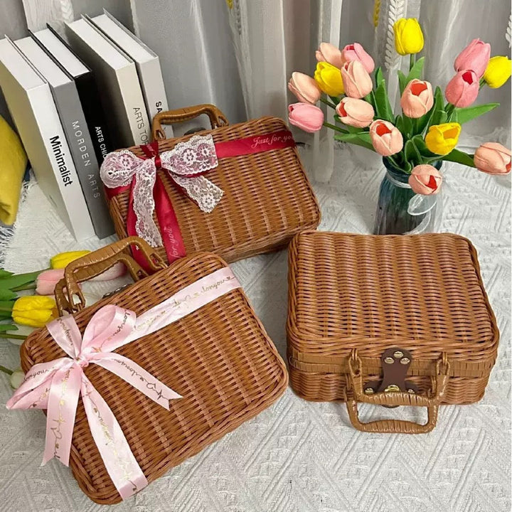 Ladies stylish and practical rattan cosmetic box Kalsten