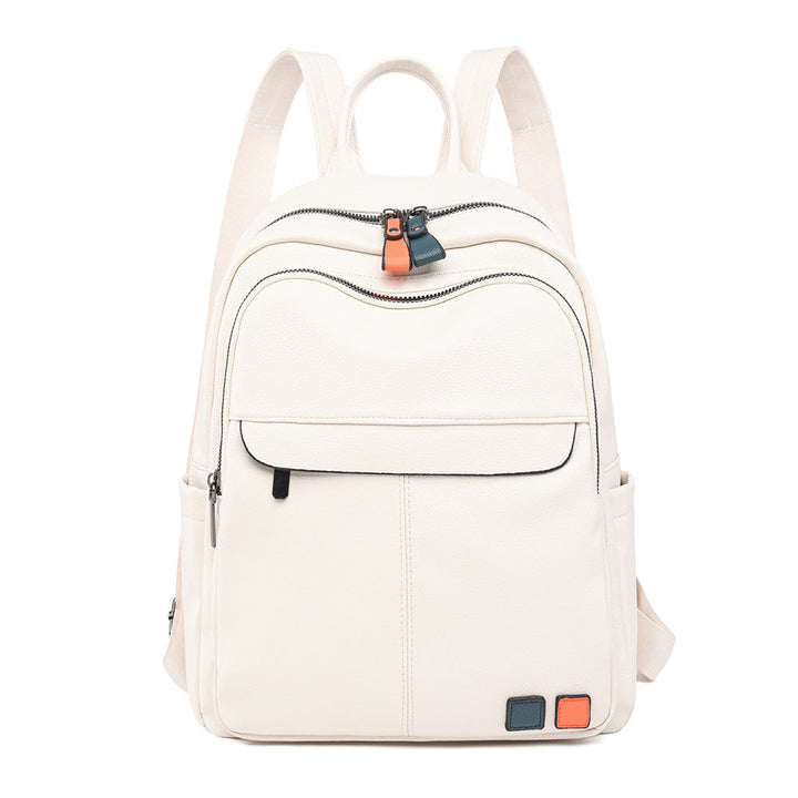 Leather Multi-Compartment Backpack Kalsten