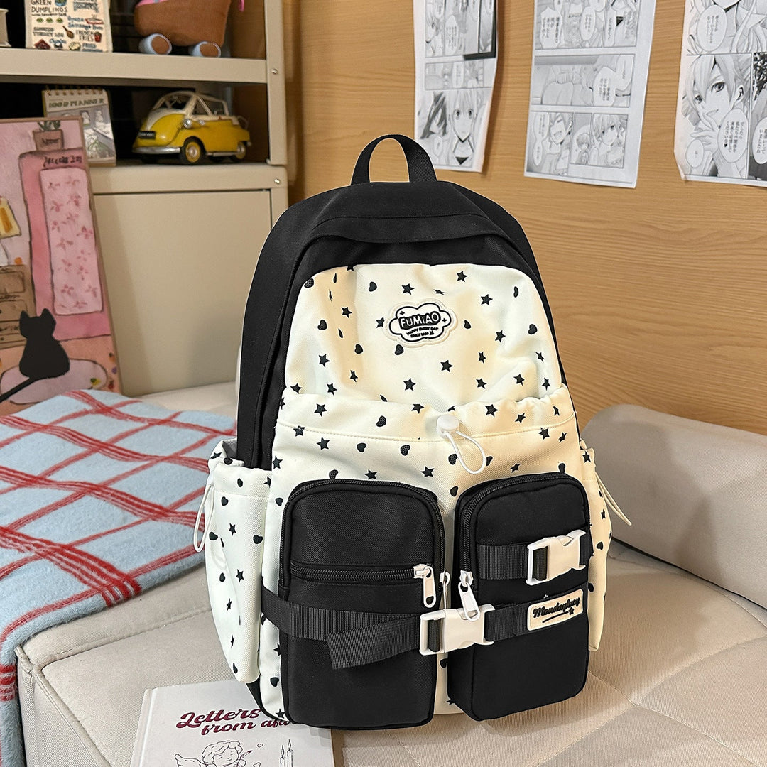 Stylish Star-Patterned Backpack Kalsten