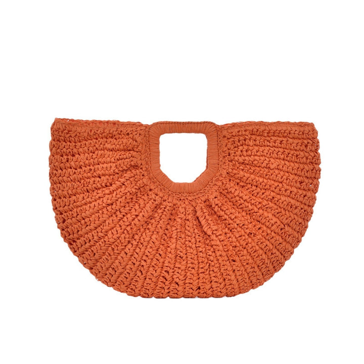 Handcrafted Ribbed Structure Beach Bag Kalsten