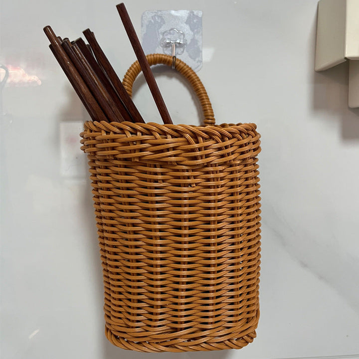 Unisex wall basket with practical hook Kalsten