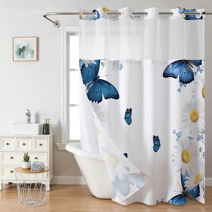Artistic Floral Shower Curtain Kalsten