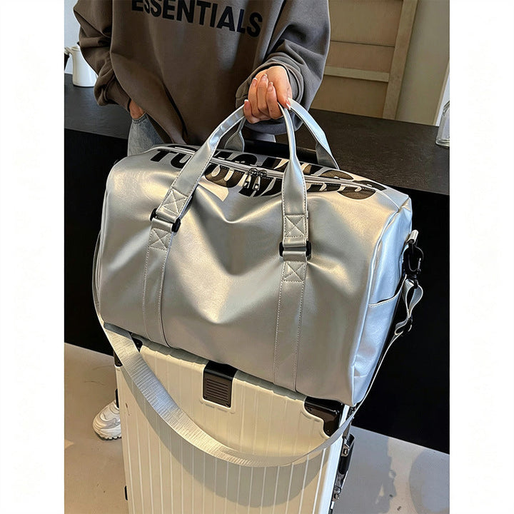 Glossy Finish Travel Duffel Bag Kalsten