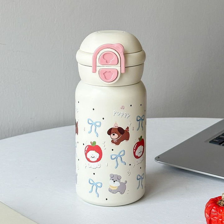 Women’s creative drinking bottle with safe closure mechanisms Kalsten