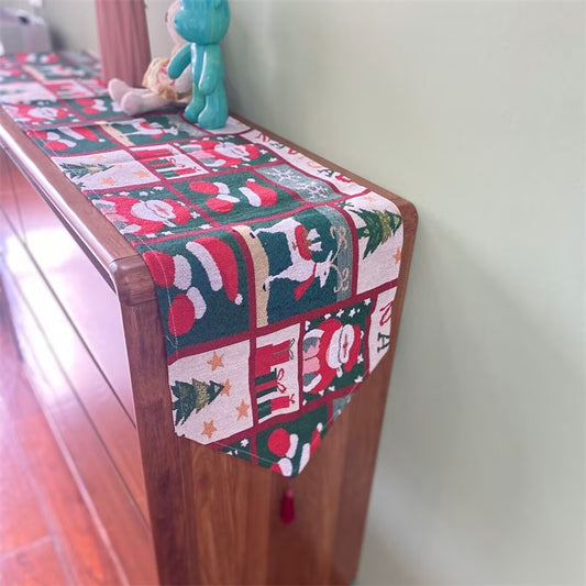 Festive Floral Table Runner
