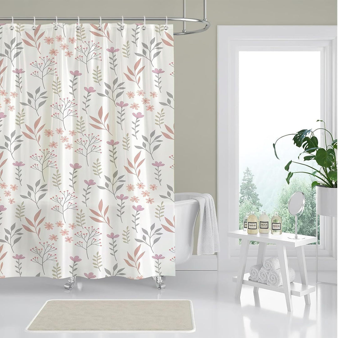 Floral Print Shower Curtain Kalsten