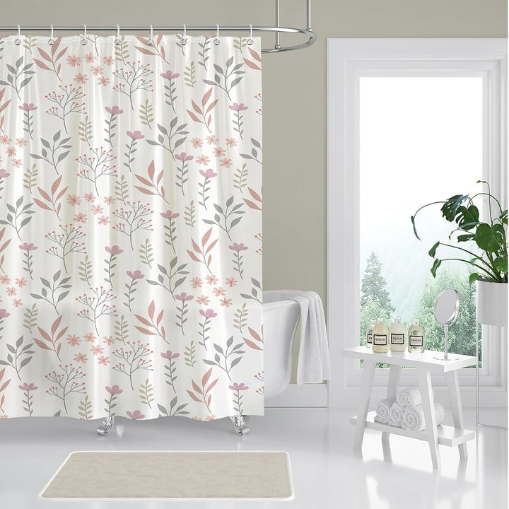 Floral Print Shower Curtain Kalsten