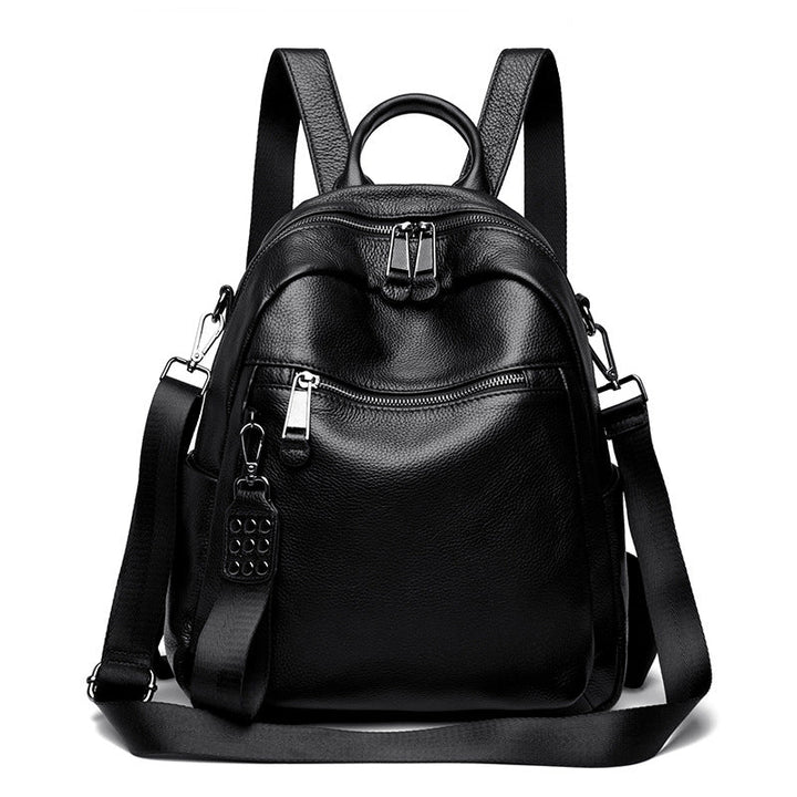 Versatile Multi-Functional Leather Backpack Kalsten