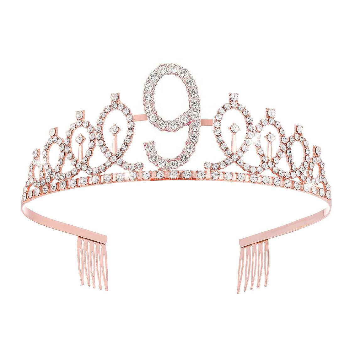 Women's Crystal-Embellished Tiara with Elegant Design Kalsten