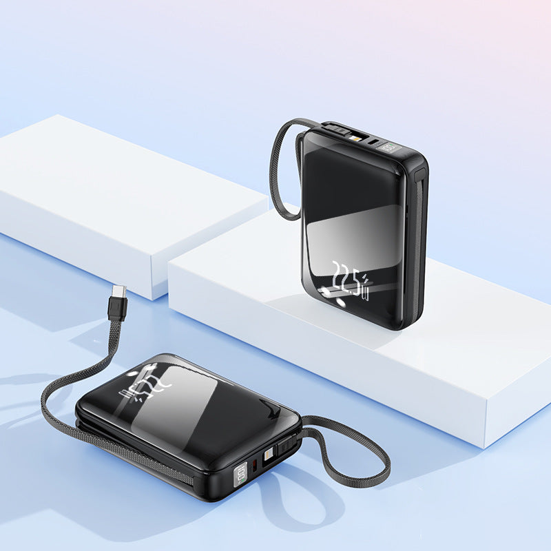 Portable power bank with elegant design and multifunctional charging cable Kalsten