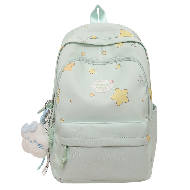 Playful Starry Print Backpack Kalsten