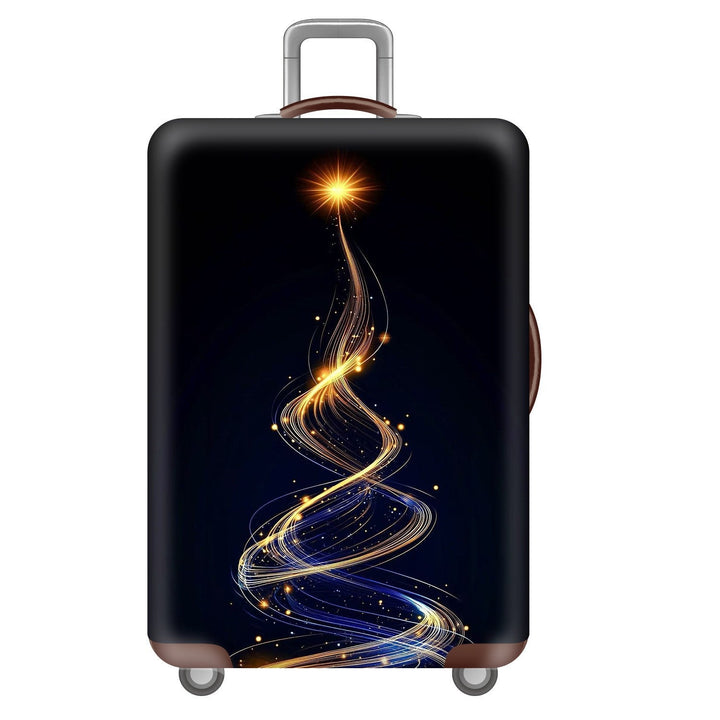 Unisex nano elastic suitcase cover with starry sky city motif, stretch protective cover for trolley luggage Kalsten