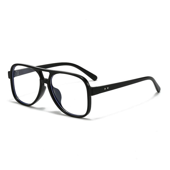 Men's Oversized Transparent Square Glasses Kalsten