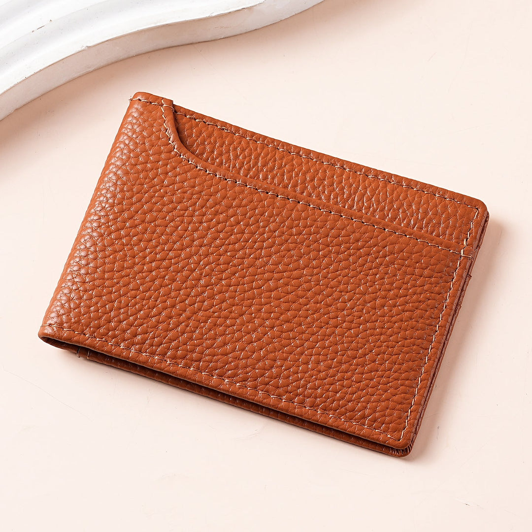 Textured Leather Wallet