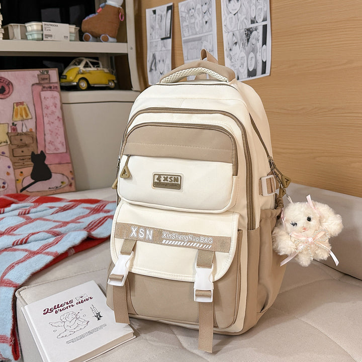 Multi-Compartment Stylish School Backpack
