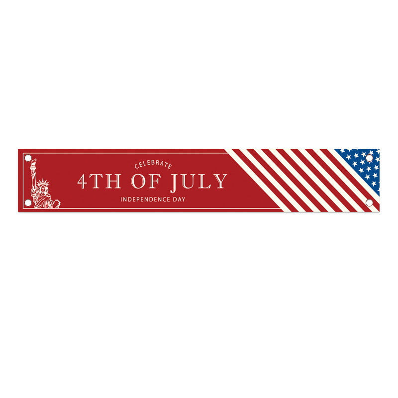 Unisex garden banner with patriotic design by Kalsten