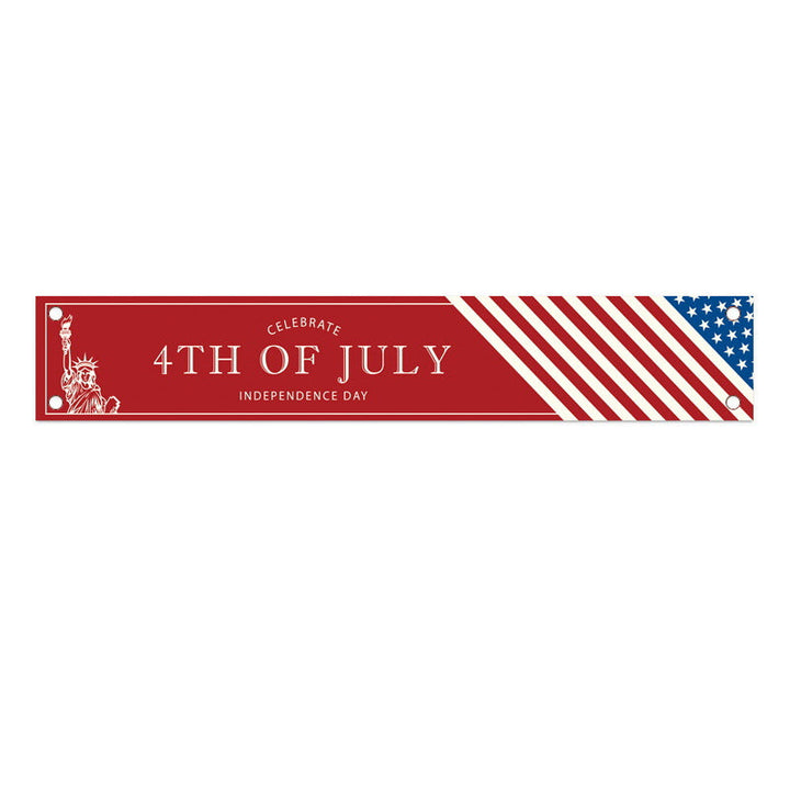 Unisex garden banner with patriotic design by Kalsten