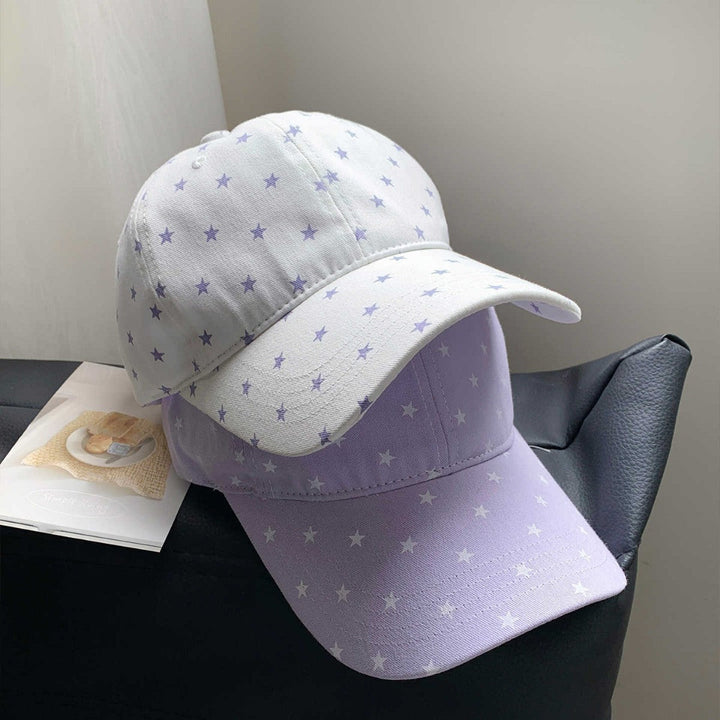 Women's Star-Printed Cotton Baseball Cap Kalsten