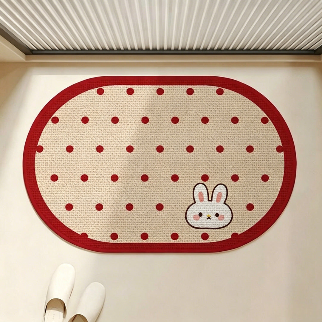Cute Polka Dot Bath Mat Kalsten