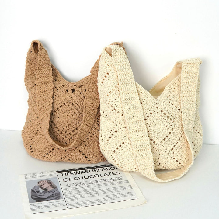 Hand-knotted shoulder bag Kalsten