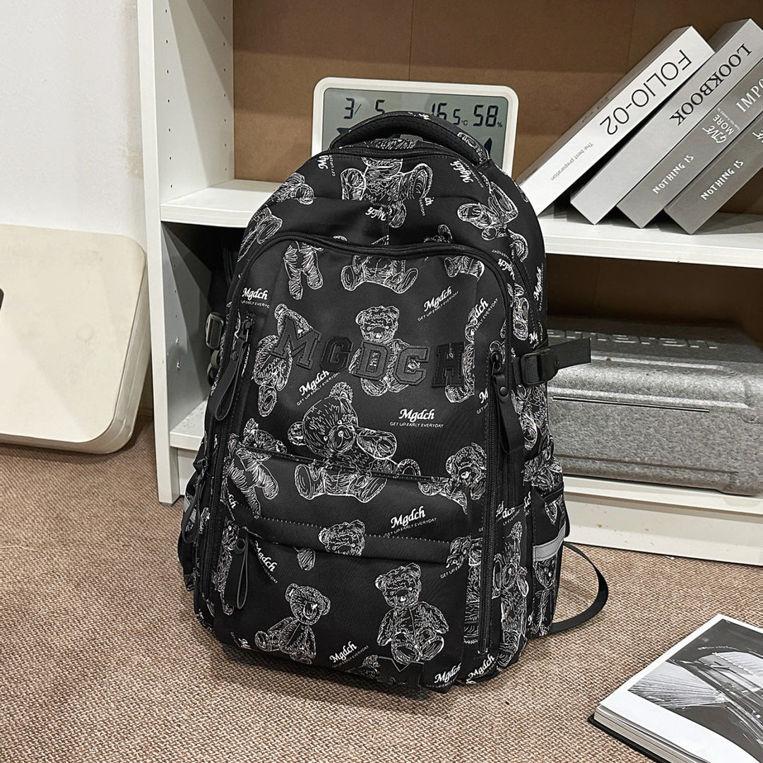 Chic Character-Themed School Backpack