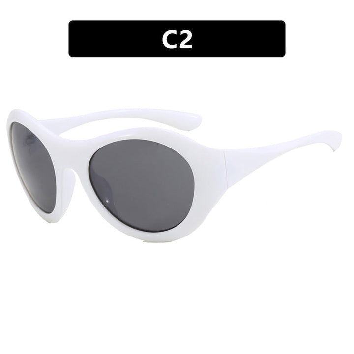 Ladies retro-inspired sunglasses with oversized frame and protective lenses Kalsten
