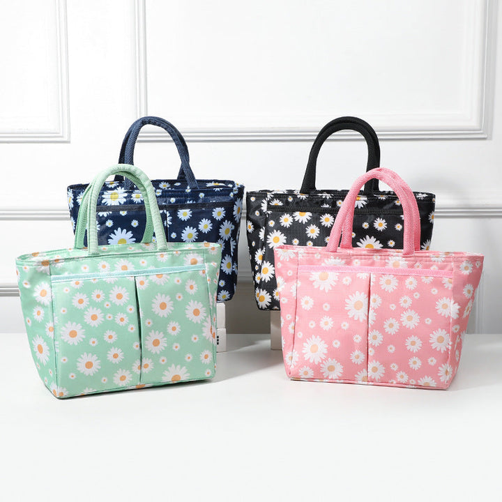 Stylish Flower Print Tote Bag Kalsten