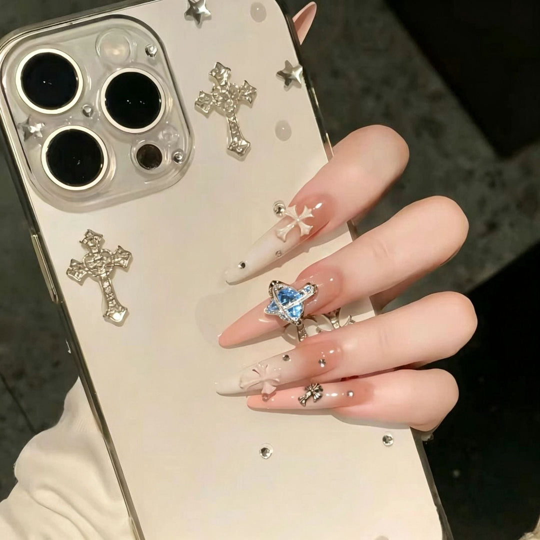 Premium Ocean-Inspired Press-On Nail Extensions Kalsten