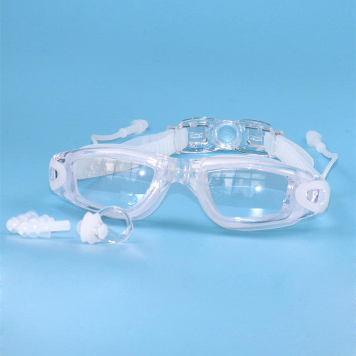 Swim goggles with ergonomic design and integrated ear protection Kalsten