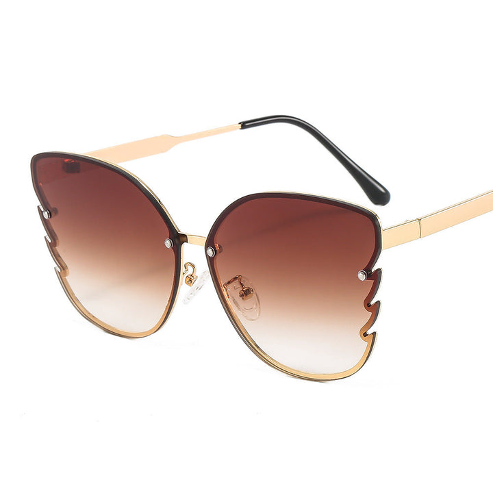 Women's statement sunglasses with unique design and gradient lenses Kalsten