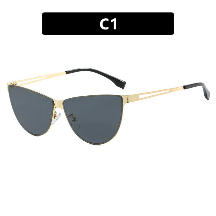 Women's Cat-Eye Sunglasses with Stylish Metal Frame and Protective UV Filter Kalsten