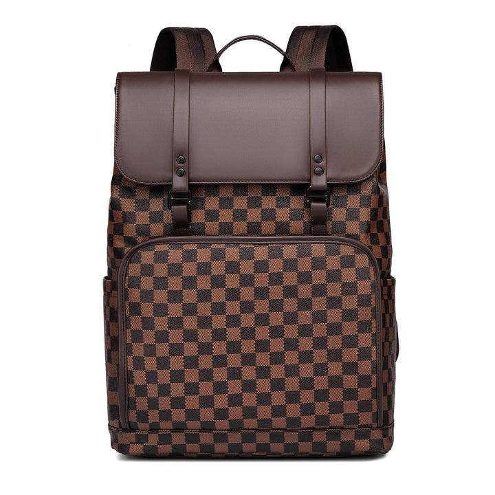 Modern Checkered Backpack Kalsten