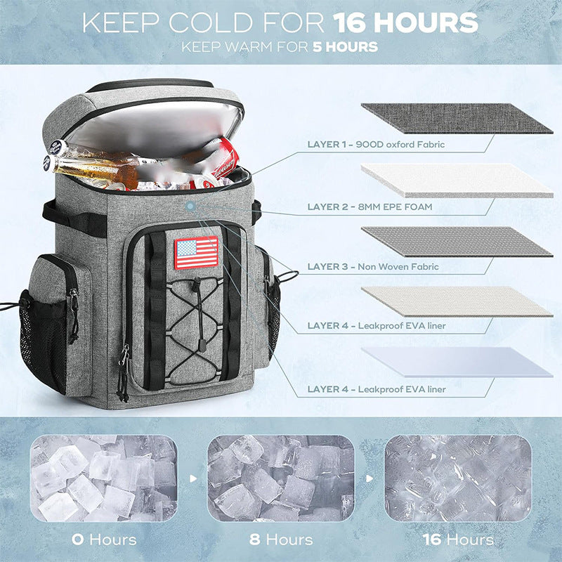 Sporty all-round backpack with multifunctional compartments Kalsten