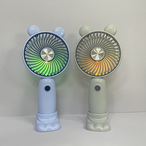 Unisex Portable Handheld Fan with LED Lighting and Creative Design Kalsten