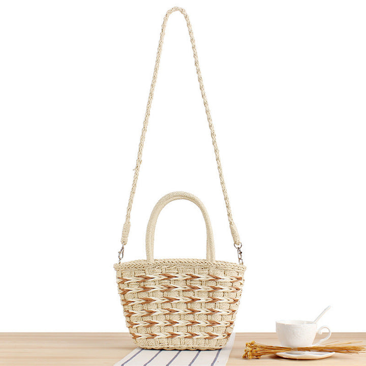 Braided Designer Handbag with Removable Shoulder Strap Kalsten