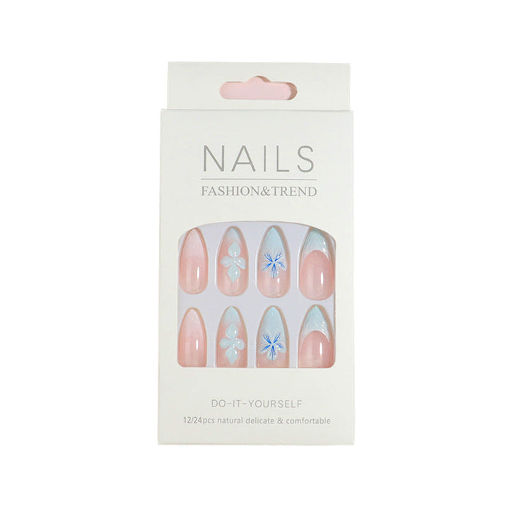 Premium Press-On Nail Set with Decorative Accents Kalsten
