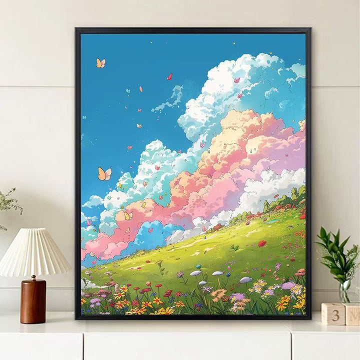 Dreamy Landscape Illustration Canvas Art Kalsten