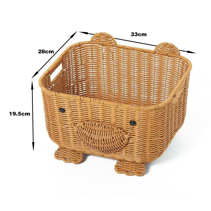 Women's Playful Storage Basket with Ears Kalsten