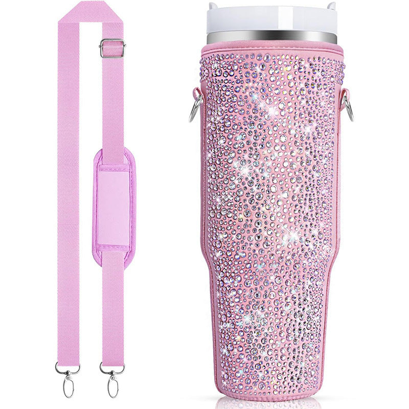 Ladies Glittering Insulated Bottle Case Kalsten