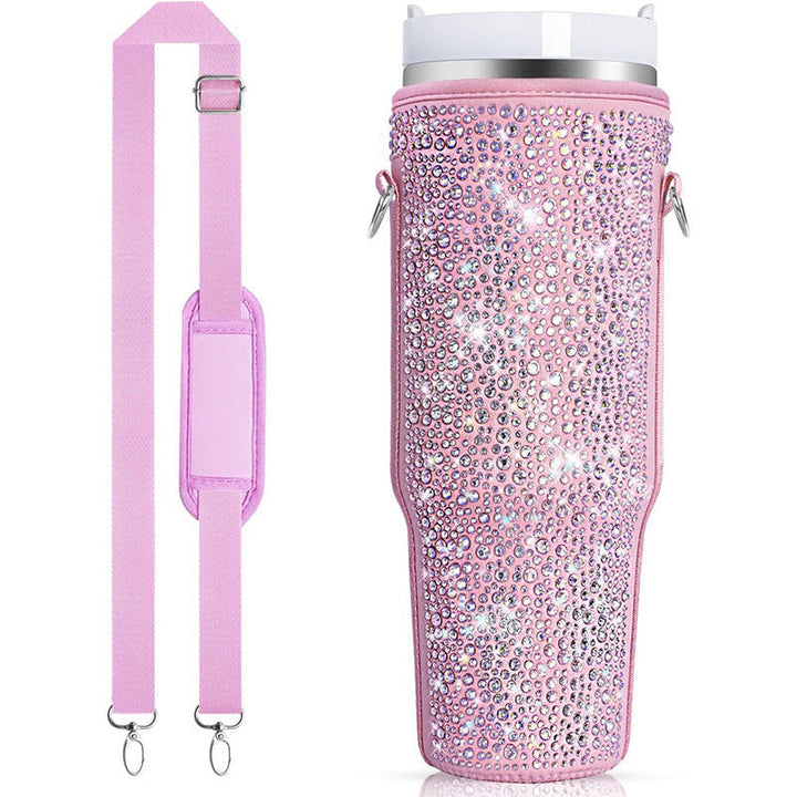 Ladies Glittering Insulated Bottle Case Kalsten