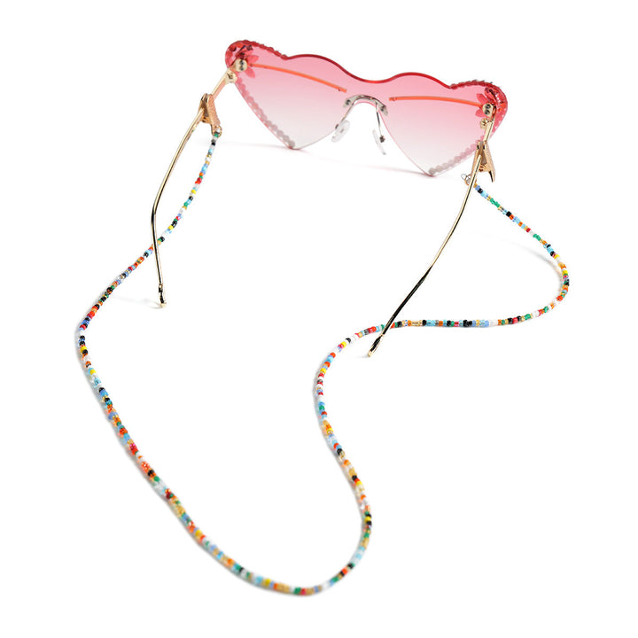 Beaded Eyewear Chain with Secure Clasps kalsten