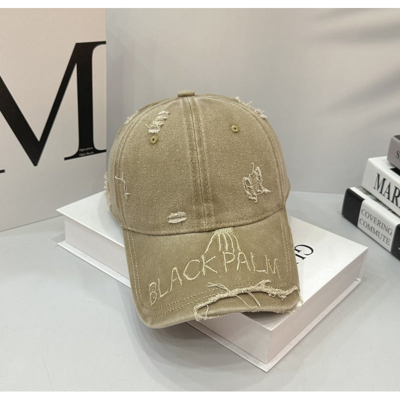 Women's Distressed Cotton Baseball Cap Kalsten 1784083899