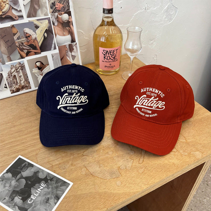 Men's Vintage-Inspired Cotton Baseball Cap Kalsten