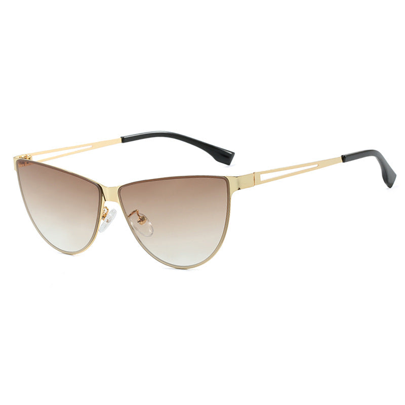 Women's Cat-Eye Sunglasses with Stylish Metal Frame and Protective UV Filter Kalsten