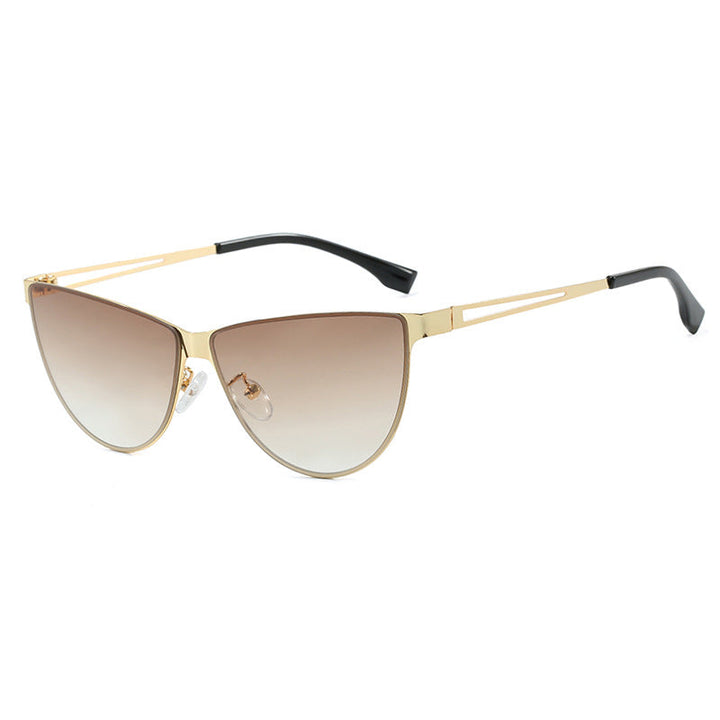 Women's Cat-Eye Sunglasses with Stylish Metal Frame and Protective UV Filter Kalsten